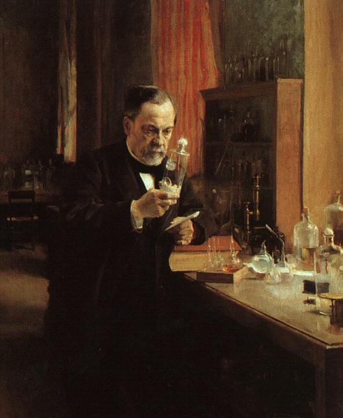 Albert Edelfelt Portrait of Louis Pasteur France oil painting art